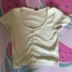 Brandy Melville zelly top in green pastel
